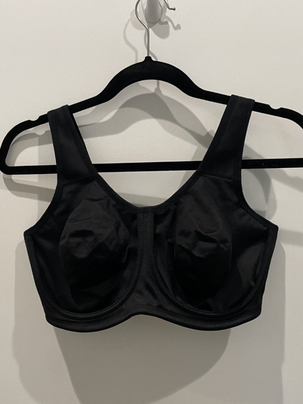 Wacoal Underwire Black Support Bra - Size 38DD - Retail $78